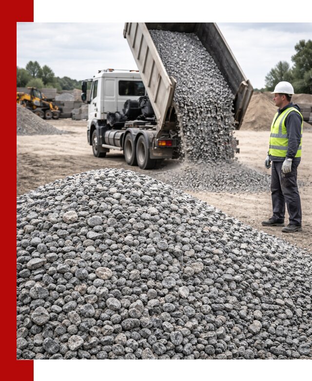 Доставка и продажа гранитного щебня фракции 5-20 в Ломоносове