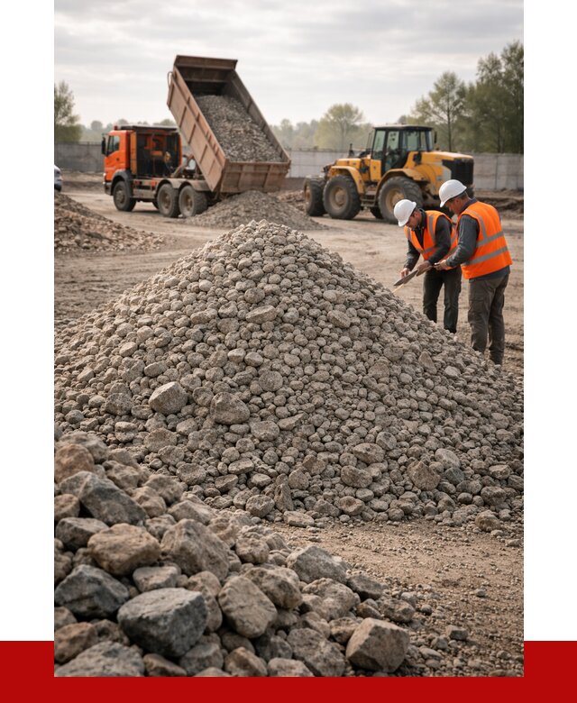 Гранитный щебень фракция 40-70 в Ломоносове от 2561 руб ПРОНЕРУДЛмн