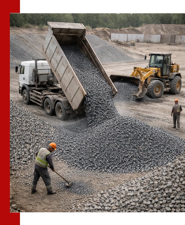 Щебень габбро-диабаз фр. 5-20 с доставкой в Ломоносове