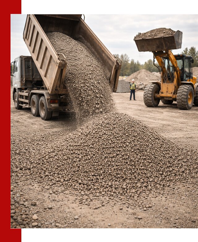 Гравийный щебень фракция 3–10 с доставкой в Ломоносове