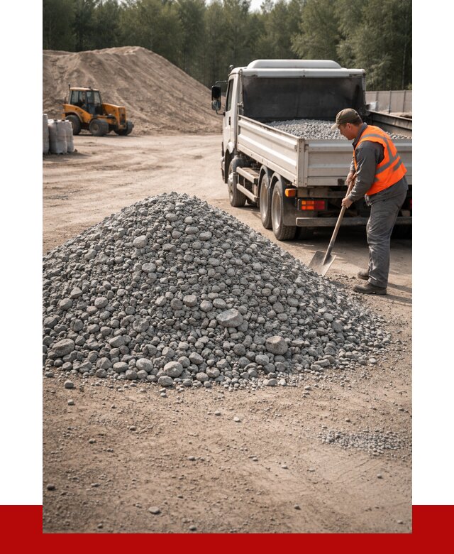 Гравийный щебень фракция 5-10 в Ломоносове от 2254 р. | ПРОНЕРУДЛмн