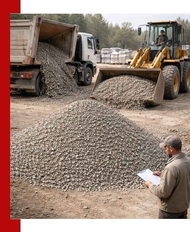 Гравийный щебень фракция 5–10 с доставкой в Ломоносове