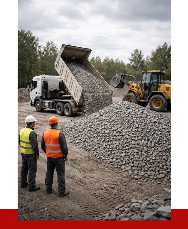 Гравийный щебень фракция 40-70 в Ломоносове от 9733р | ПРОНЕРУДЛмн