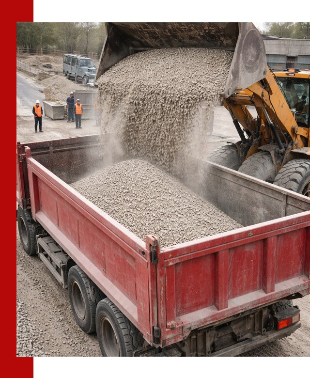 Купить известняковый щебень фракции 0-5 с доставкой в Ломоносове