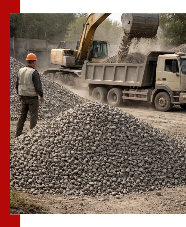 Шлаковый щебень фракция 5-20 с доставкой в Ломоносове