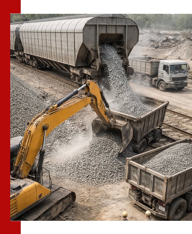 Доставка железнодорожного щебня в Ломоносове крупными партиями быстрого отгруза