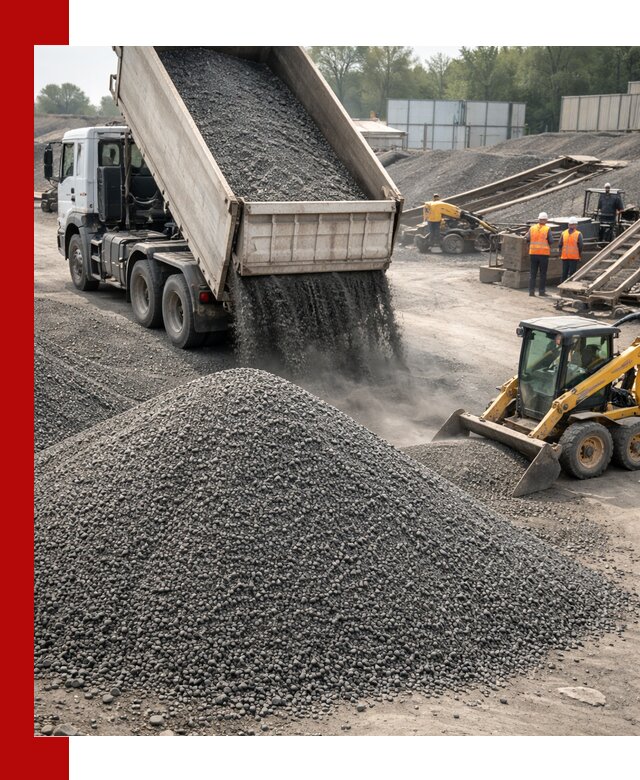 Вторичный щебень фракция 0–5 с доставкой в Ломоносове