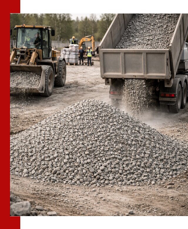 Вторичный щебень фракции 5-20 в Ломоносове — доставка и продажа крупнотоннажно