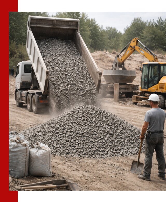 Доставка и продажа бетонного щебня в Ломоносове