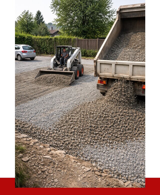 Щебень для парковки в Ломоносове с доставкой от 1229 р.| ПРОНЕРУДЛмн