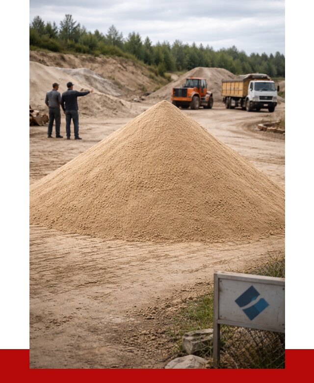 Карьерный песок навалом в Ломоносове от 1844 р. | ПРОНЕРУДЛмн