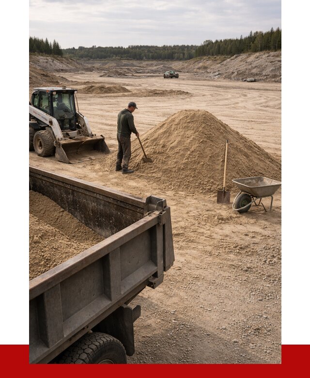 Карьерный песок среднезернистый в Ломоносове, от 2254 р. ПРОНЕРУДЛмн