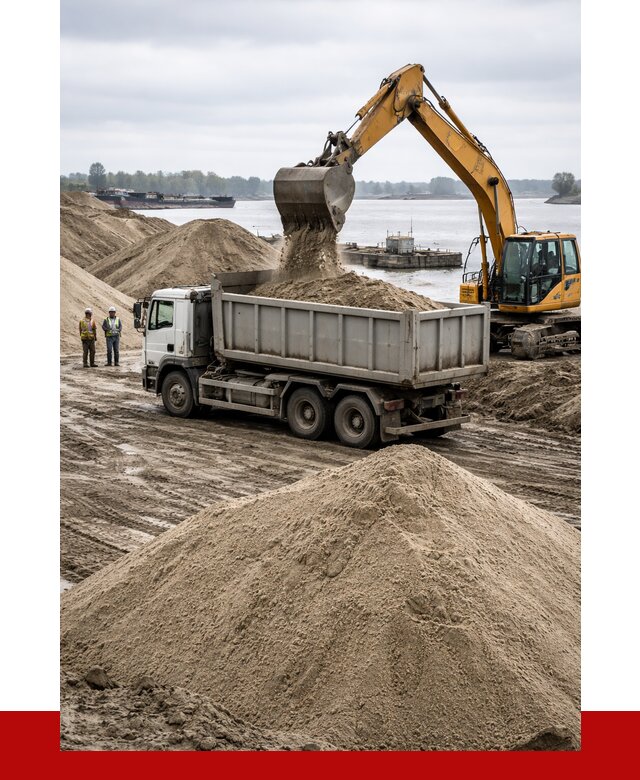 Купить речной песок навалом в Ломоносове от 1844 р., ПРОНЕРУДЛмн