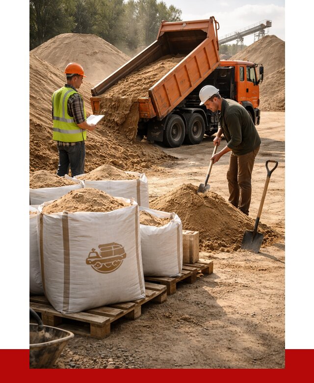 Строительный песок в Ломоносове от 2254 р. с доставкой, ПРОНЕРУДЛмн