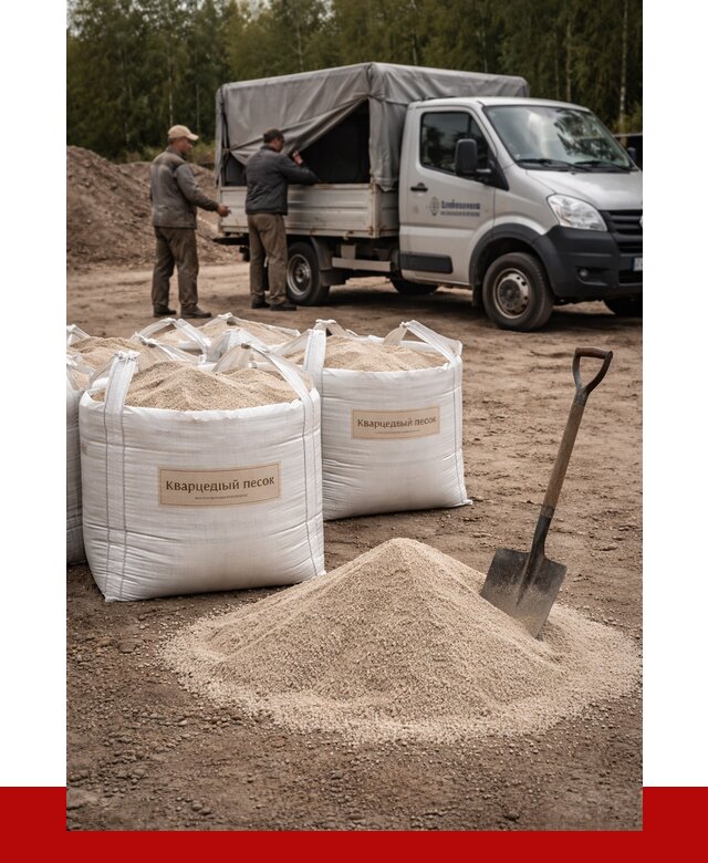 Кварцевый песок для пескоструя в Ломоносове от 4610 р. | ПРОНЕРУДЛмн