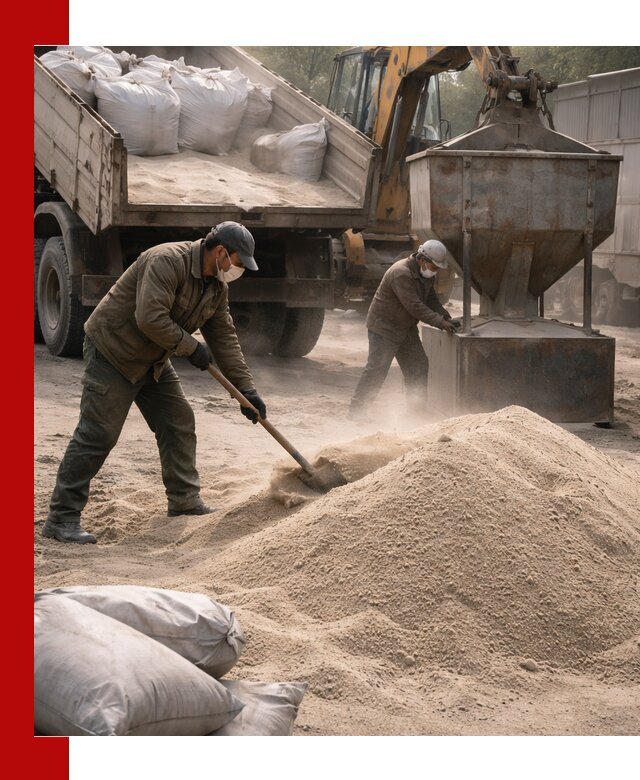 Кварцевый песок для пескоструя в Ломоносове — доставка и качество