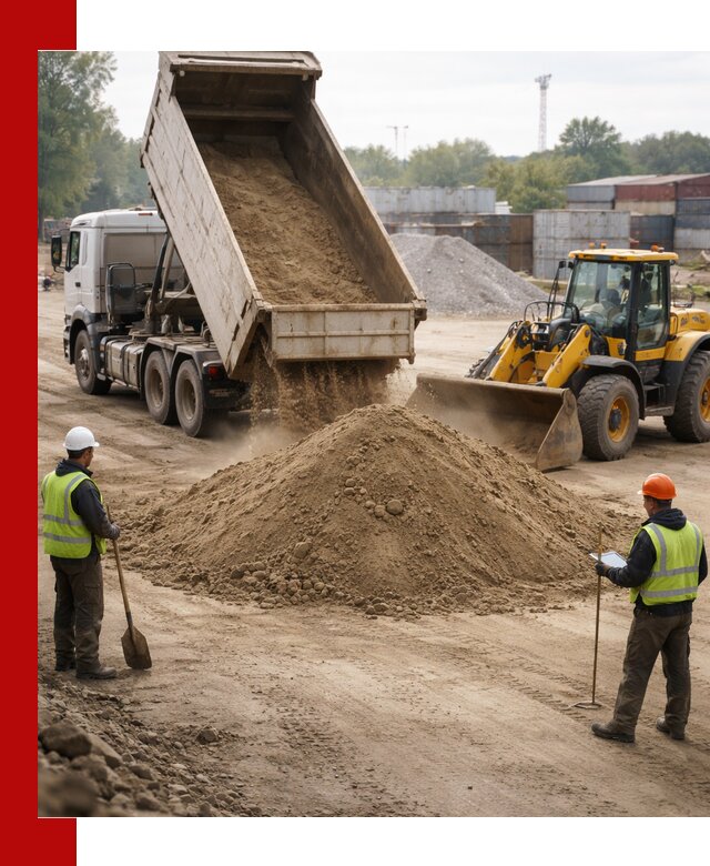 Доставка и продажа пескогрунта оптом и в розницу в Ломоносове