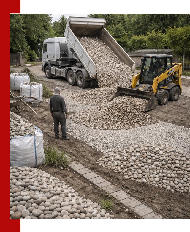 Доставка морской гальки оптом и в розницу в Ломоносове