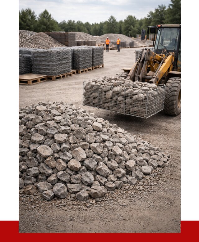 Камень для габионов фракция 70-150 в Ломоносове от 4303 р. | ПРОНЕРУДЛмн