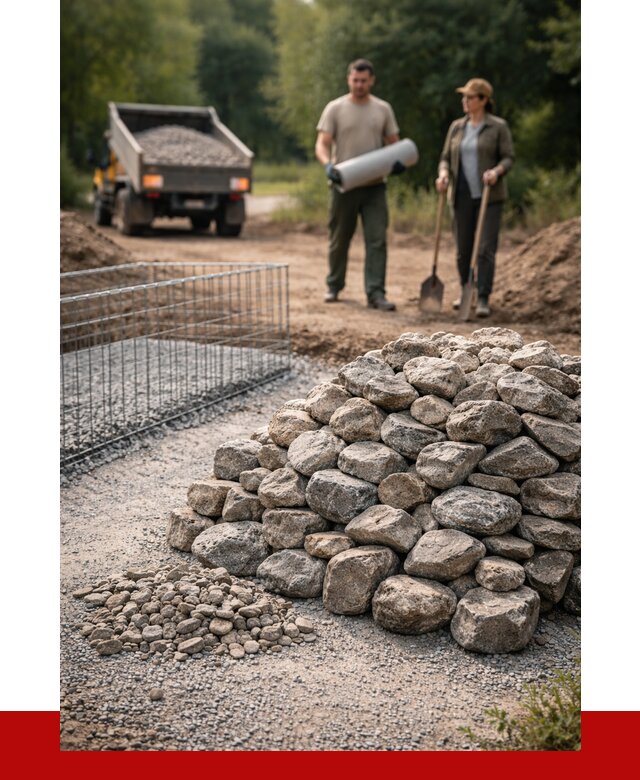 Камень для габионов фракция 100-200 в Ломоносове от 4918 р. | ПРОНЕРУДЛмн