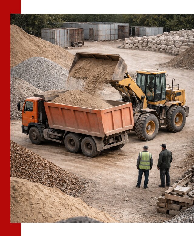 Доставка сыпучих смесей и смесей для стройки в Ломоносове