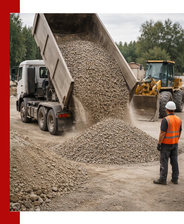 Доставка щпс в Ломоносове — щебеночно-песчаная смесь под заборы и дорожки