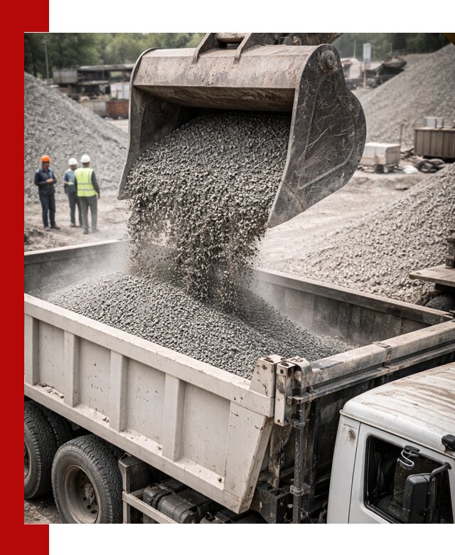 Отсев и крошка для строительства и дорожных работ в Ломоносове