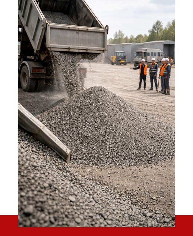 Гравийный отсев 0-5 в Ломоносове от 1229 р. с доставкой | ПРОНЕРУДЛмн