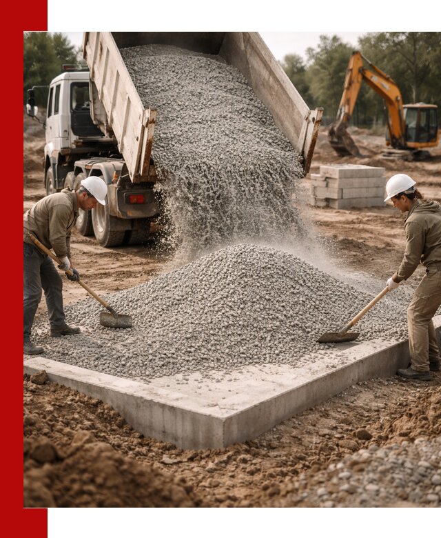 Доставка и продажа отсева для бетона в Ломоносове