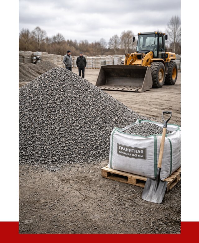 Купить гранитную крошку в Ломоносове от 4918 р. с доставкой | ПРОНЕРУДЛмн