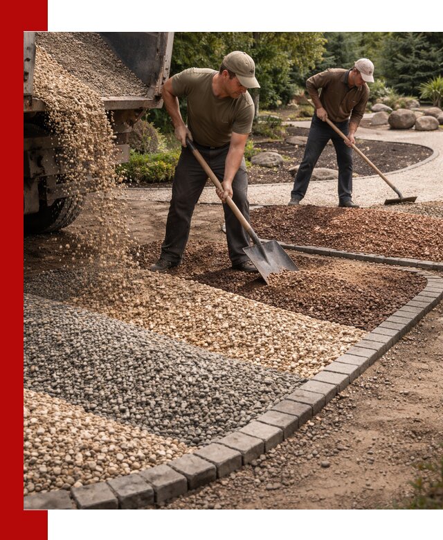 Декоративная крошка для ландшафта в Ломоносове — продажа и доставка