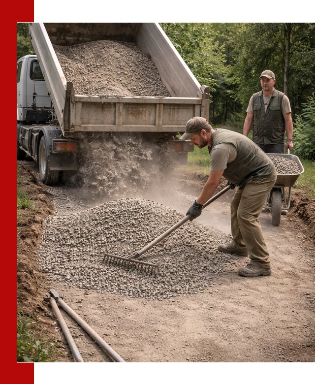 Каменная крошка для дорожек с доставкой в Ломоносове