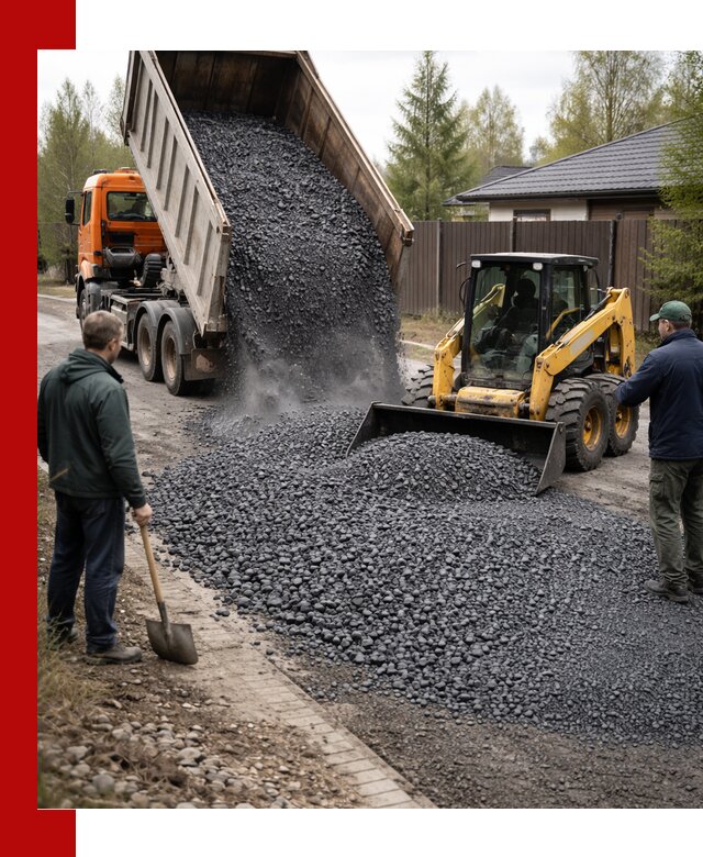 Крошка габбро с доставкой в Ломоносове для строительных работ