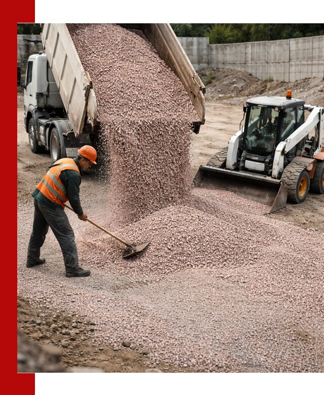 Крошка розовый гранит с доставкой в Ломоносове от производителя