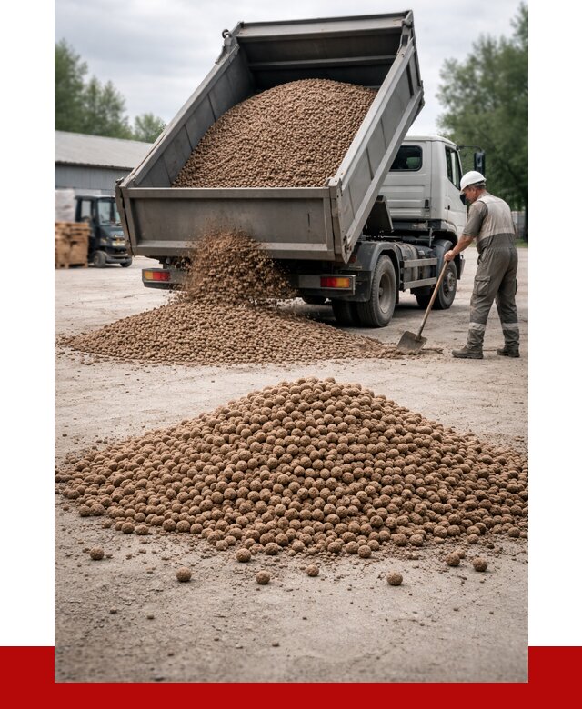 Керамзит с доставкой в Ломоносове от 4303 р. за м3 | ПРОНЕРУДЛмн