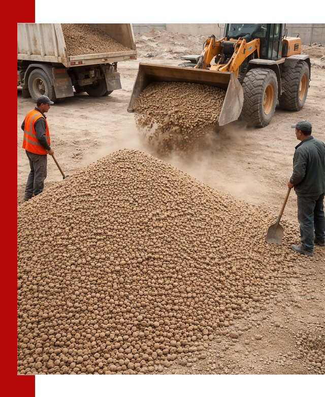 Керамзит фракция 10-20 с доставкой в Ломоносове