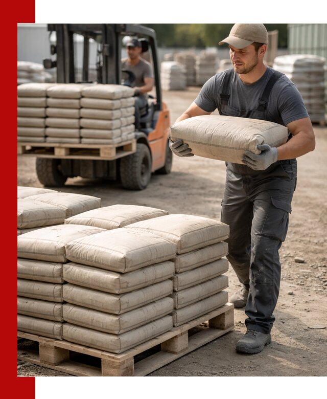 Доставка цемента в мешках оптом и в розницу в Ломоносове