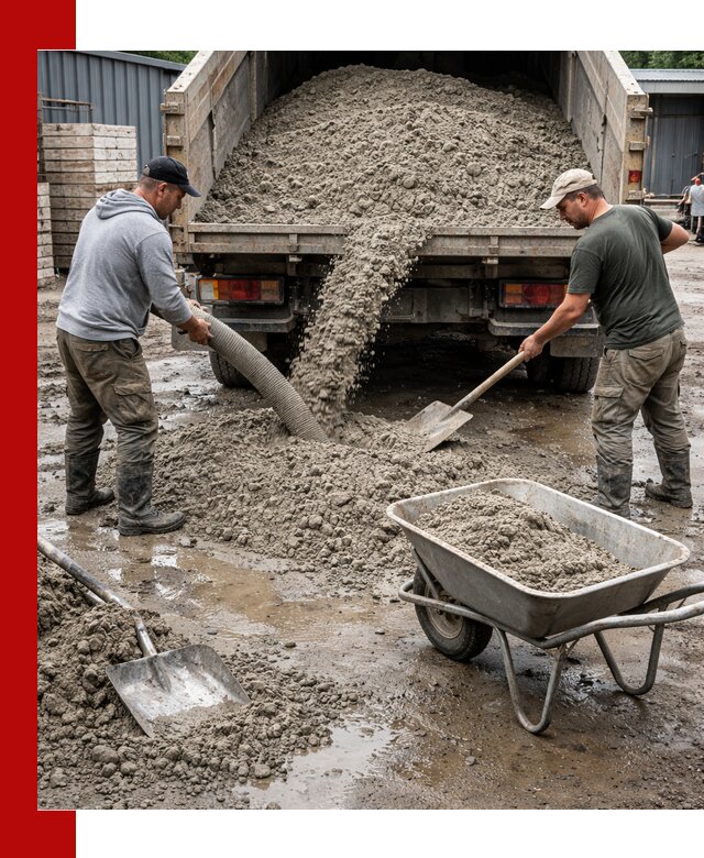 Цементно-песчаная смесь М150 доставка в Ломоносове