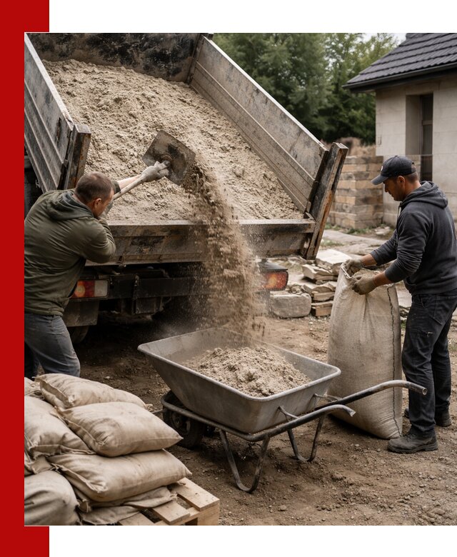 Качественная сухая смесь для кладки с доставкой в Ломоносове