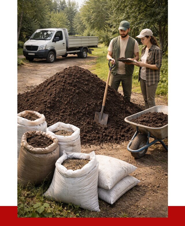 Купить грунт с доставкой в Ломоносове от 4610 р. за м3 | ПРОНЕРУДЛмн