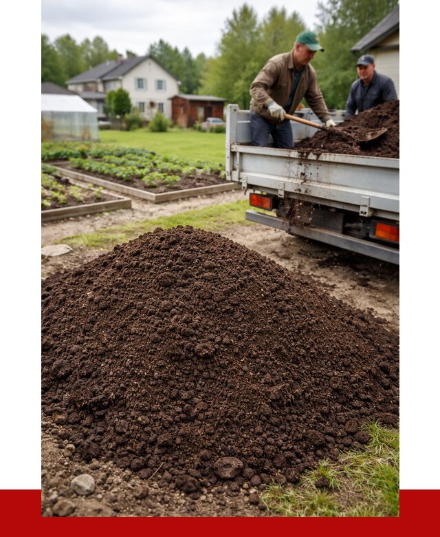Плодородный грунт в Ломоносове с доставкой от 4303 р. | ПРОНЕРУДЛмн