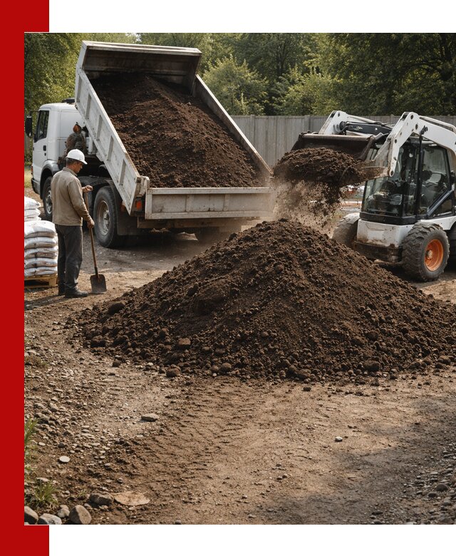 Доставка растительного грунта в Ломоносове от производителя оптом и в розницу
