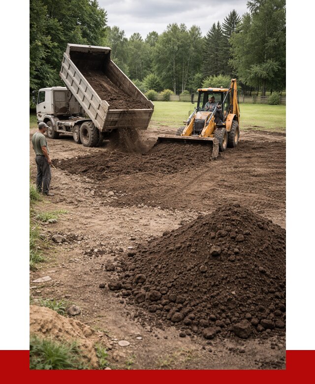 Грунт для выравнивания участка в Ломоносове от 1229 р. | ПРОНЕРУДЛмн