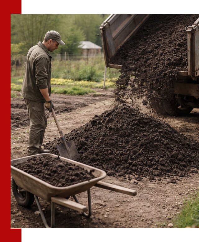 Доставка качественной земли для огорода в Ломоносове