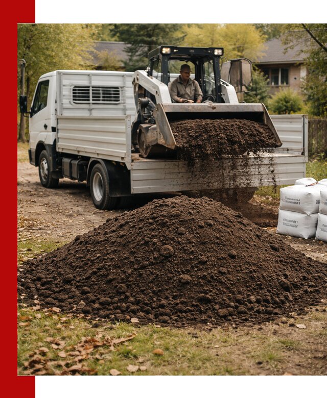 Доставка садовой земли в больших объёмах в Ломоносове