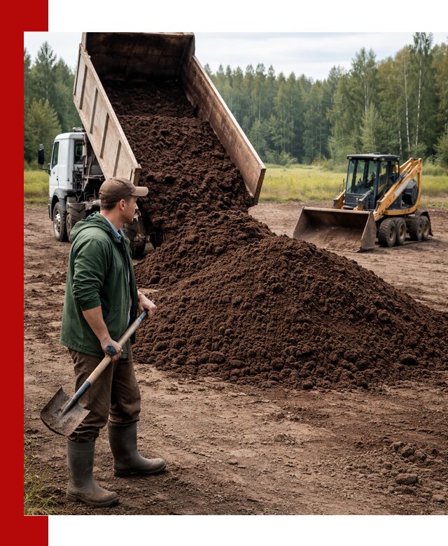 Купить верховой торф с доставкой в Ломоносове для садоводства и растений