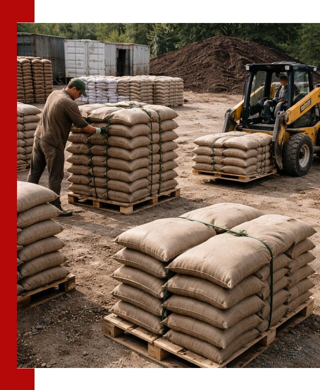 Доставка торфа в мешках по выгодным ценам в Ломоносове