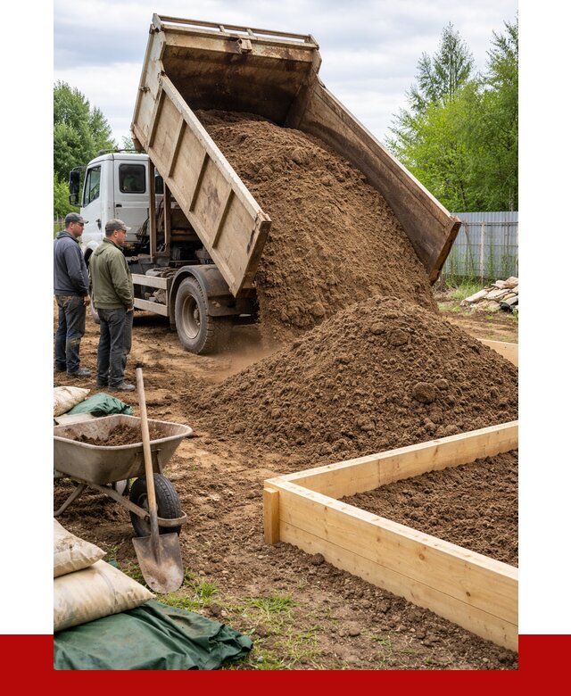 Торфо песчаная смесь в Ломоносове с доставкой от 1895 р. | ПРОНЕРУДЛмн