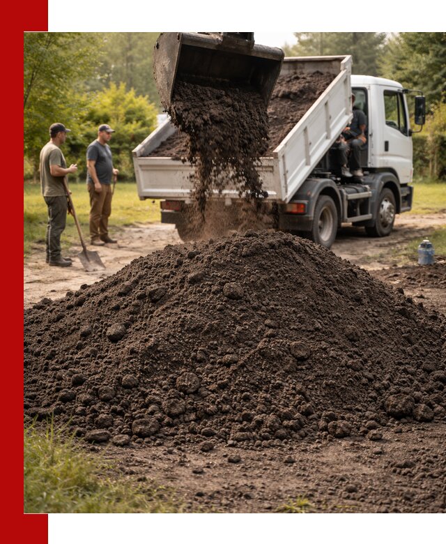 Доставка и продажа чернозема в Ломоносове оптом и в розницу