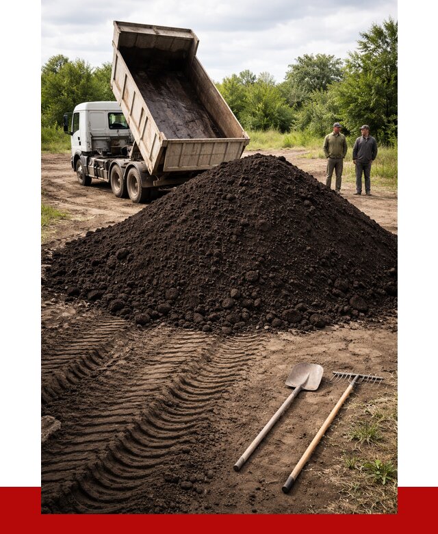 Купить чернозем навалом в Ломоносове от 1229 р. за куб | ПРОНЕРУДЛмн